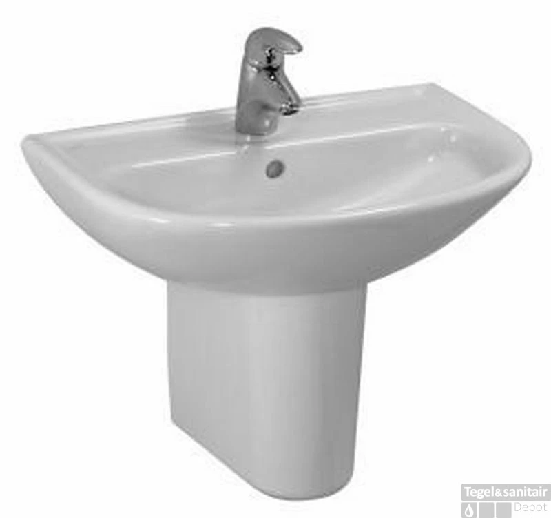 Laufen Pro B Wastafel 60x42 Cm. Wit 3 Laufen Pro B Wastafel 60x42 Cm. Wit