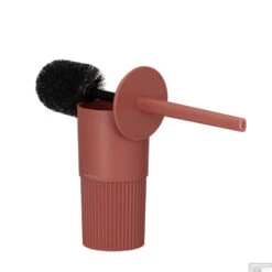 Toiletborstel Met Houder Vrijstaand Sealskin Brave Donkerroze -Sealkin Badkamermeubilair Winkel 800018 sfeer 2