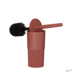 Toiletborstel Met Houder Vrijstaand Sealskin Brave Donkerroze -Sealkin Badkamermeubilair Winkel 800018 sfeer 3