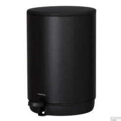 Pedaalemmer Vrijstaand Sealskin Mind 5 Liter Zwart -Sealkin Badkamermeubilair Winkel 800063 sfeer