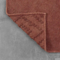 Badmat Sealskin Aztec 60x90 Cm Katoen Donkerroze -Sealkin Badkamermeubilair Winkel 800097 sfeer