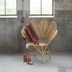 Badmat Sealskin Aztec 60x60 Cm Katoen Donkerroze -Sealkin Badkamermeubilair Winkel 800100 sfeer 3