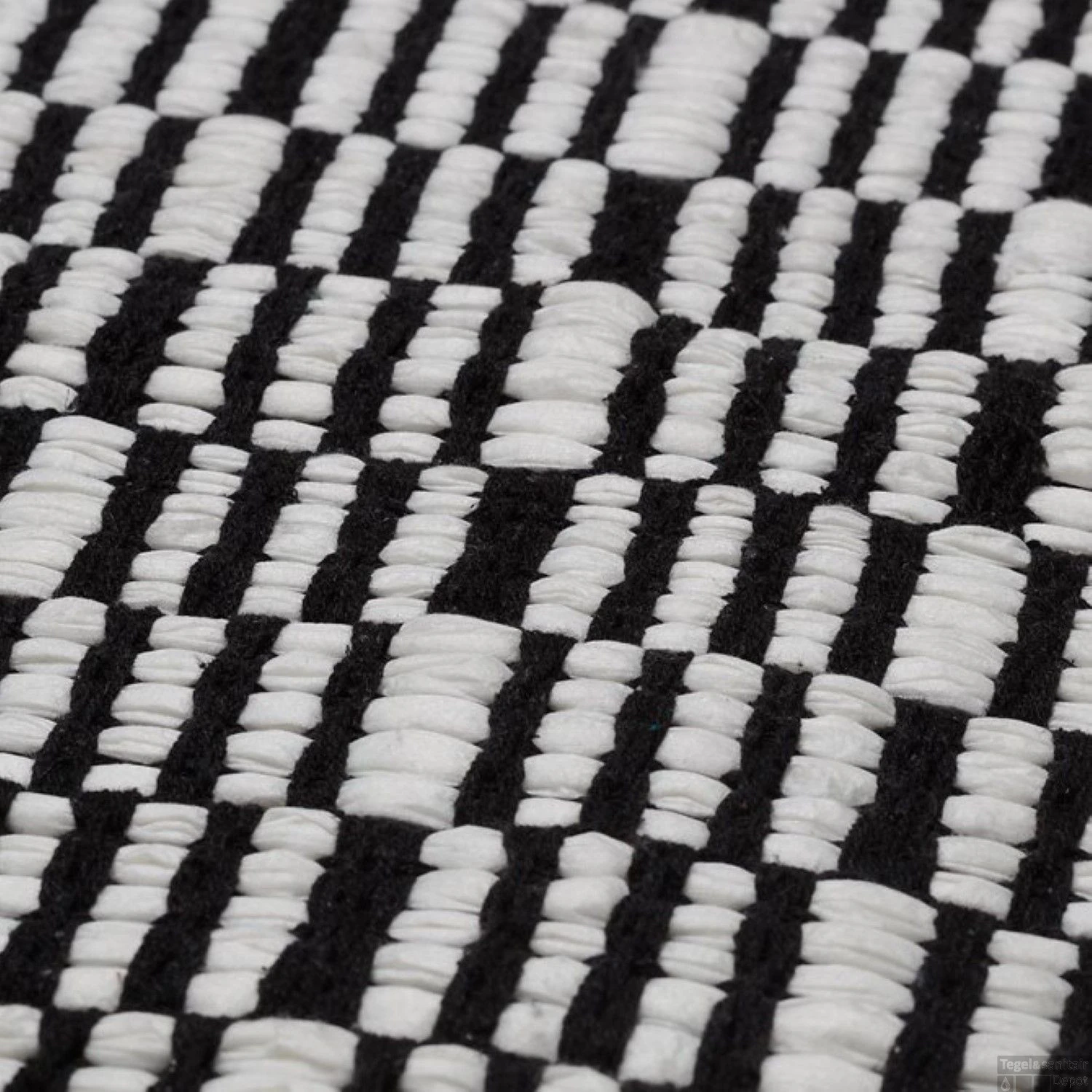 Badmat Sealskin Bandra 60x60 Cm Katoen Zwart 6 Badmat Sealskin Bandra 60x60 Cm Katoen Zwart - Afbeelding 4