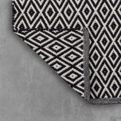 Badmat Sealskin Trellis 60x60 Cm Katoen Zwart -Sealkin Badkamermeubilair Winkel 800107 sfeer 3