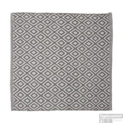 Badmat Sealskin Trellis 60x60 Cm Katoen Grijs