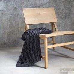 Badmat Sealskin Delhi 60x60 Cm Katoen Donkergrijs -Sealkin Badkamermeubilair Winkel 800112 sfeer 2