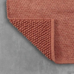 Badmat Sealskin Delhi 60x60 Cm Katoen Donkerroze -Sealkin Badkamermeubilair Winkel 800114 sfeer