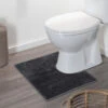 Toiletmat Sealskin Doux 45x50 Cm Polyester Donkergrijs -Sealkin Badkamermeubilair Winkel 800116 sfeer 2