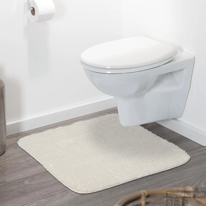 Badmat Sealskin Angora 60x60 Cm Polyester Off-white 3 Badmat Sealskin Angora 60x60 Cm Polyester Off-white