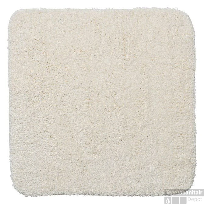 Badmat Sealskin Angora 60x60 Cm Polyester Off-white 4 Badmat Sealskin Angora 60x60 Cm Polyester Off-white - Afbeelding 2