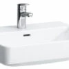Laufen Pro S Wastafel 60x46.5 Cm. 1x Kraangat Met Overloop Wit