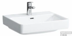 Laufen Pro S Wastafel 60x46.5 Cm. 1x Kraangat Met Overloop Wit