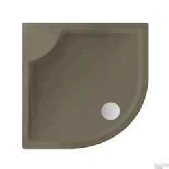 Kwartrond Douchebak Bounty 80 X 80 X 4 Cm Klei