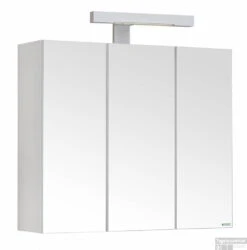 Spiegelkast Allibert Piano 60x61x18 Cm Wit (Nederlands Stopcontact)