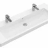 Villeroy & Boch Subway 2.0 Meubelwastafel 130x47 2xkraangat M/overloop Cerami Wit -Sealkin Badkamermeubilair Winkel 83545