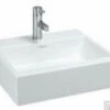 Laufen Living City Wastafel 50x46 Cm. Met 1 Kraangat Wit -Sealkin Badkamermeubilair Winkel 84504