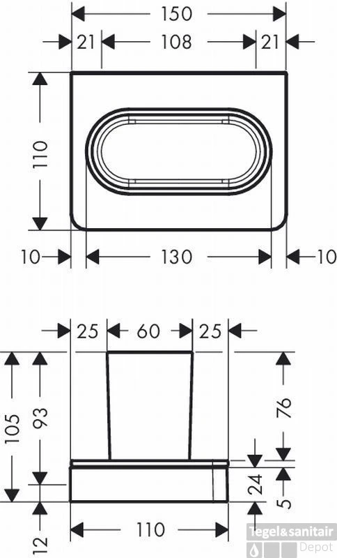 Axor Glashouder Met Glas Chroom 4 Axor Glashouder Met Glas Chroom - Afbeelding 2