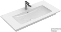 Villeroy & Boch Venticello Meubelwastafel 120x50 Cm. 1x Kraangat M/overloop Wit