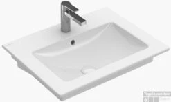 Villeroy & Boch Venticello Meubelwastafel 60x50 Cm. 1x Kraangat M/overloop Wit