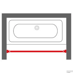 Sealskin Douchegordijnstang 155-255 Cm Mat Aluminium -Sealkin Badkamermeubilair Winkel 8711131270331 3 1