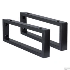 Ophangbeugel Differnz 2.5x44x15 Cm Zwart Set 2 Stuks