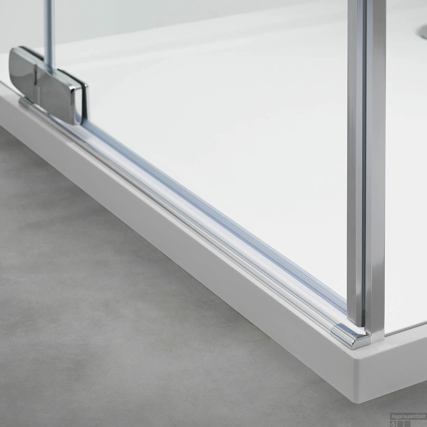 Inloopdouche Sealskin Type A3 120x195 Cm Zilver Hoogglans Helder Glas 6 Inloopdouche Sealskin Type A3 120x195 Cm Zilver Hoogglans Helder Glas - Afbeelding 4