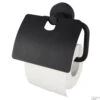 Toiletrolhouder Haceka Kosmos Met Klep Mat Zwart 2 Toiletrolhouder Haceka Kosmos Met Klep Mat Zwart -Sealkin Badkamermeubilair Winkel 8718848201924 1 shop