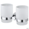 Dubbele Bekerhouder Haceka Kosmos Chroom -Sealkin Badkamermeubilair Winkel 8718848202266 1 shop