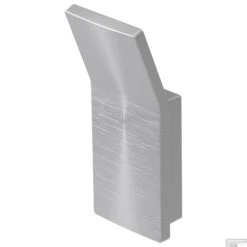 Handdoekhaak Haceka Aline Brushed 8,7x3,6 Cm Aluminium Geborsteld Zilver