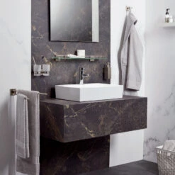 Handdoekhouder Haceka Mezzo Tec 46 Cm Draaibaar Mat Chroom -Sealkin Badkamermeubilair Winkel 8718848203416 up2 sfeer