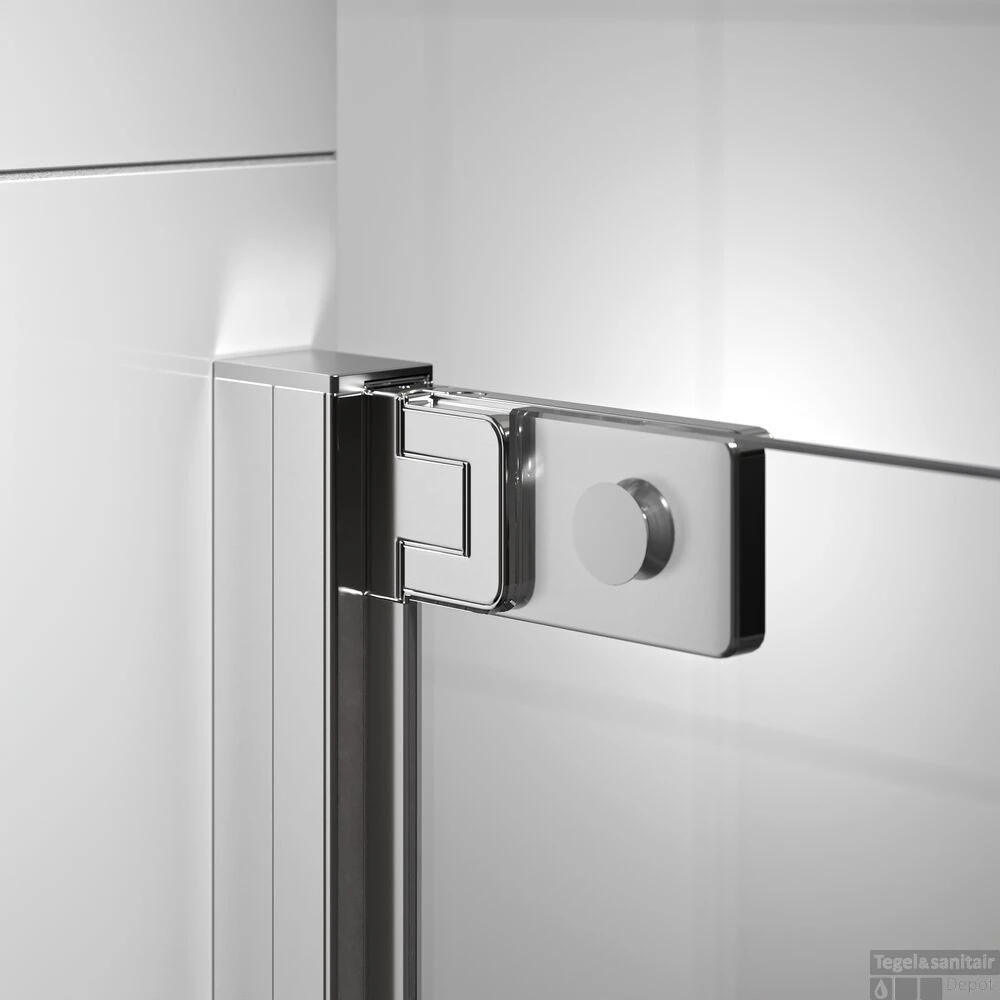 Douchecabine Sealskin Inc. Kwartrond Tweedelig 8 Mm Helder Veiligheidsglas Met Antikalklaag 90x90x200 Cm Zilver 5 Douchecabine Sealskin Inc. Kwartrond Tweedelig 8 Mm Helder Veiligheidsglas Met Antikalklaag 90x90x200 Cm Zilver - Afbeelding 3