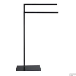 Handdoekrek Sealskin Tube 2-armig Vrijstaand Zwart 9 Handdoekrek Sealskin Tube 2-armig Vrijstaand Zwart -Sealkin Badkamermeubilair Winkel 8720553004233 3