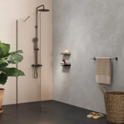 Planchet Tiger Cooper 28 Cm Zwart / RVS Geborsteld -Sealkin Badkamermeubilair Winkel 8720553004752 5