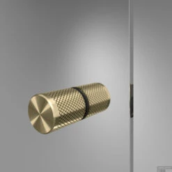 Schuifdeur Sealskin Contour Met Zijwand 140x90x200 Cm, 6 Mm Helder Veiligheidsglas Met Antikalklaag Goud Geborsteld -Sealkin Badkamermeubilair Winkel 8720553519898 2