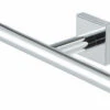 Geesa Nelio Closetrolhouder Dubbel Zonder Klep Chroom