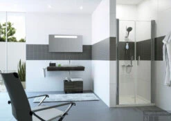 Huppe Classics 2 Pendeldeur 90 X 200 Cm. In Nis Matzilver-antiplaque Glas 5 Huppe Classics 2 Pendeldeur 90 X 200 Cm. In Nis Matzilver-antiplaque Glas -Sealkin Badkamermeubilair Winkel 88241 2