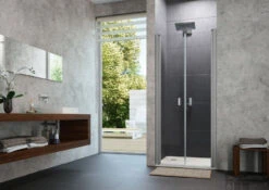 Huppe Design Pure Nis Pendeldeur 80 X 200 Cm. Chroom Look-helder Glas -Sealkin Badkamermeubilair Winkel 88591