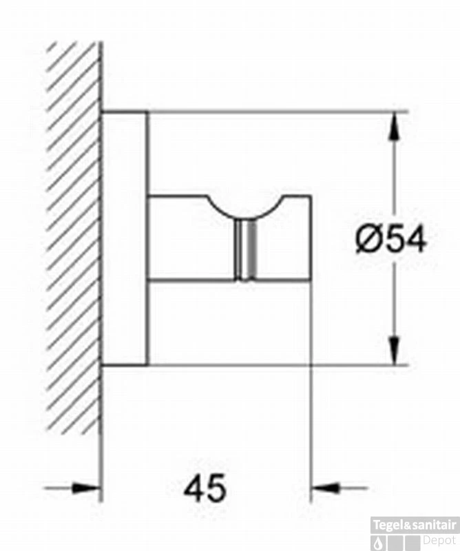 Grohe Essentials Handdoekhaak Chroom 4 Grohe Essentials Handdoekhaak Chroom - Afbeelding 2