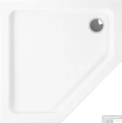 Wisa Malaga Douchebak Vijfhoekig 90 X 90 X 3.5 Cm. Wit