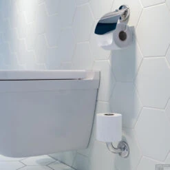 Reserverolhouder Enkel Geesa Hotel Chroom 6 Reserverolhouder Enkel Geesa Hotel Chroom -Sealkin Badkamermeubilair Winkel 91126 sfeer