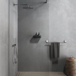 Handdoekrek Geesa Opal Chroom 60cm -Sealkin Badkamermeubilair Winkel 917207 02 60 sfeer