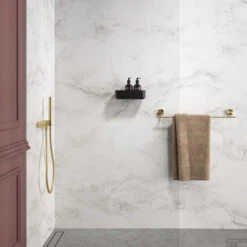 Handdoekrek Geesa Opal 60 Cm Goud Geborsteld -Sealkin Badkamermeubilair Winkel 917207 07 60 sfeer 1