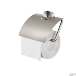 Toiletrolhouder Met Klep Geesa Opal RVS Geborsteld
