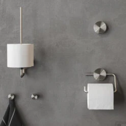 Toiletrolhouder Zonder Klep Geesa Opal RVS Geborsteld -Sealkin Badkamermeubilair Winkel 917209 05 sfeer 1