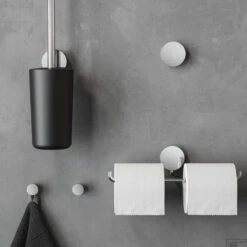 Toiletrolhouder Dubbel Geesa Opal Chroom -Sealkin Badkamermeubilair Winkel 917218 02 sfeer 1