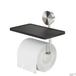 Toiletrolhouder Met Planchet Geesa Opal RVS Geborsteld