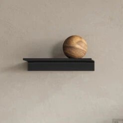 Planchet Geesa Leev 28 Cm Zwart -Sealkin Badkamermeubilair Winkel 918201 06 280 sfeer 4