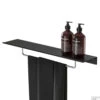 Planchet Met Handdoekrek Geesa Leev 60 Cm Zwart Chroom -Sealkin Badkamermeubilair Winkel 918207 05 600 sfeer 4