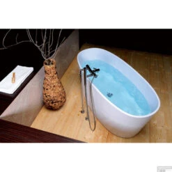 Vrijstaand Bad Sapho Tess Gegoten Marmer 157x70x67 Cm Wit 11 Vrijstaand Bad Sapho Tess Gegoten Marmer 157x70x67 Cm Wit -Sealkin Badkamermeubilair Winkel 99613 vrijstaand bad sapho tess marmer 157x70x67 cm wit 2