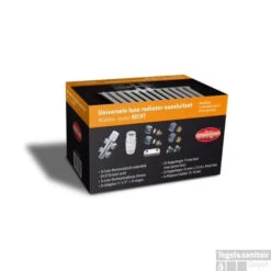 BWS Onderblok Radiatoraansluitset 16x2,0 +15 Knel Recht Midden Aansluiting Chroom